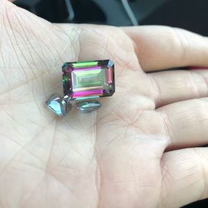 Rare mystic Topaz gemstones
